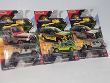 MATCHBOX JURASSIC WORLD REBIRTH JEEP WRANGLER 5 FORD EXPLORER Lot of 2 Green
