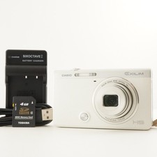 CASIO EXILIM EX-ZR60 White  4GB SDHC Card Digital Camera from Japan 9758