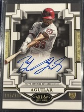 2023 Topps Tier One - Breakout Autographs Ryan Aguilar #BOA-RA /299 (AU, RC)
