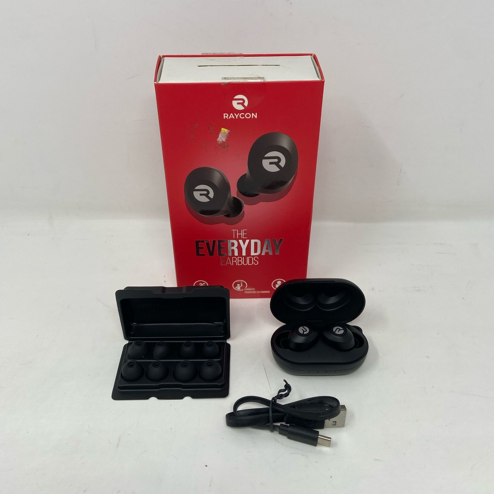 Raycon Everyday Earbuds Classic True Wireless Bluetooth Earbuds w/Mic - Carbon