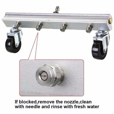 Nozzle Floor Scrub Brush Spiral Nozzle Pressure Washer Spray Angle 0°/15/25°/40°