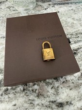 Vintage Louis Vuitton LV Brass Lock - NO KEY