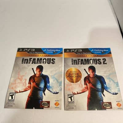 Infamous 1 &2 Preowned Sony PlayStation 3 Lot