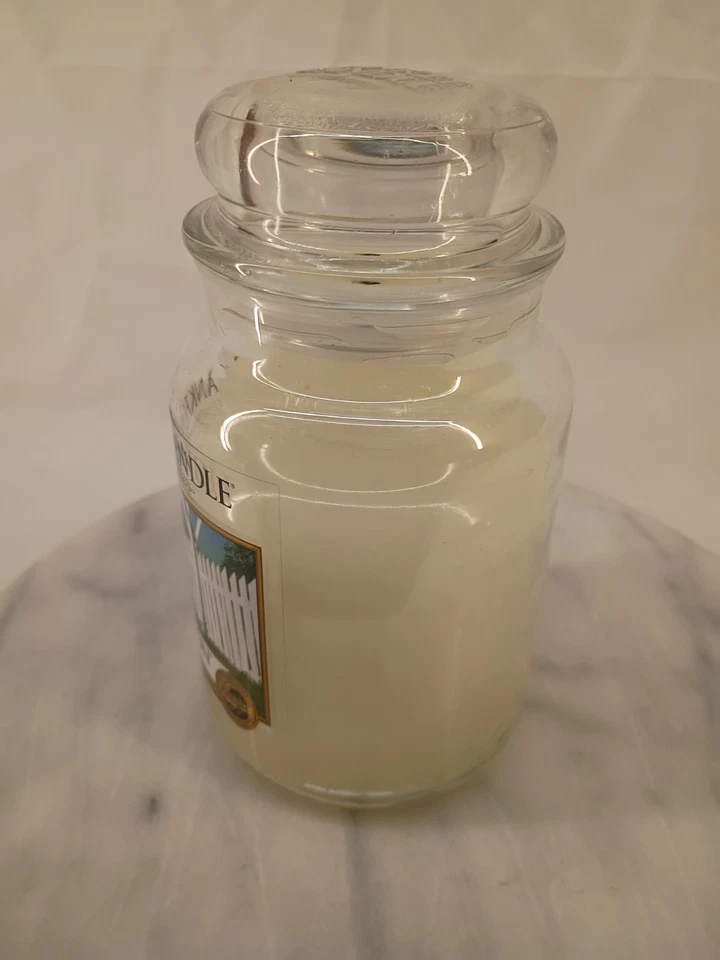 Yankee Candle Black Label CLEAN COTTON 22oz Jar Large Discontinued - Image 4 of 4