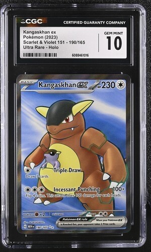 Kangaskhan ex graded CGC 10 for sale on eBay