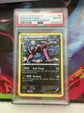 Krookodile - 66/108 Black & White Dark Explorers Rare Cosmos Holo Foil PSA 8