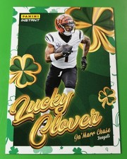 Panini 2025 Instant Ja'Marr Chase Lucky Clover Insert Football Card Bengals #8