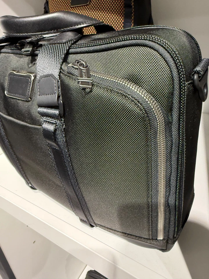 NEW Tumi ALPHA BRAVO ADVANCED Ballistic Nylon Laptop Brief Briefcase - BLACK❗️ - Image 2 of 4
