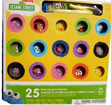 Sesame Street Play-Doh 25 Piece Dough And Mold Set New Hasbro