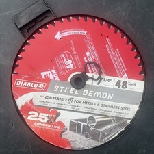 Diablo D0748CFR Steel Demon 7-1/4" 48 Teeth Circular Saw Blade for Metals New