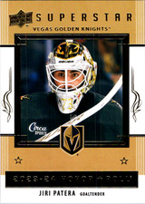 2023-24 UD Series 2 Honor Roll Jiri Patera #HR44 Vegas Golden Knights