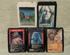 Lot of (5) Leon Russell PAD, SPLICE GOOD ✅ 8 Track Tape LIVE PT 1 &2 