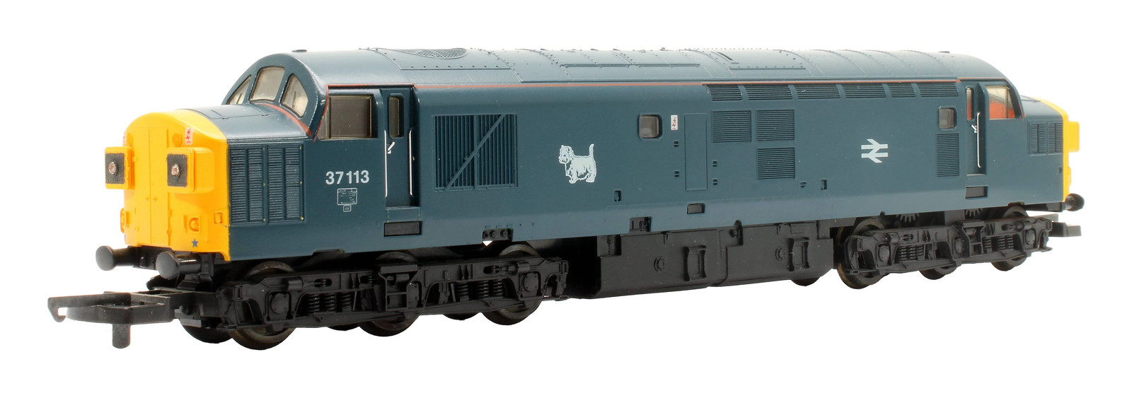 LIMA 'OO GAUGE' L205286 BR BLUE CLASS 37 113 DIESEL LOCOMOTIVE