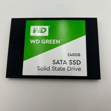 WD GREEN SATA SSD 240GB Black Used