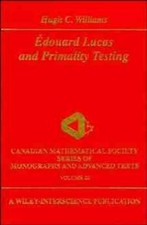 Edouard Lucas and Primality Testing by Hugh C. Williams (English) Hardcover Book