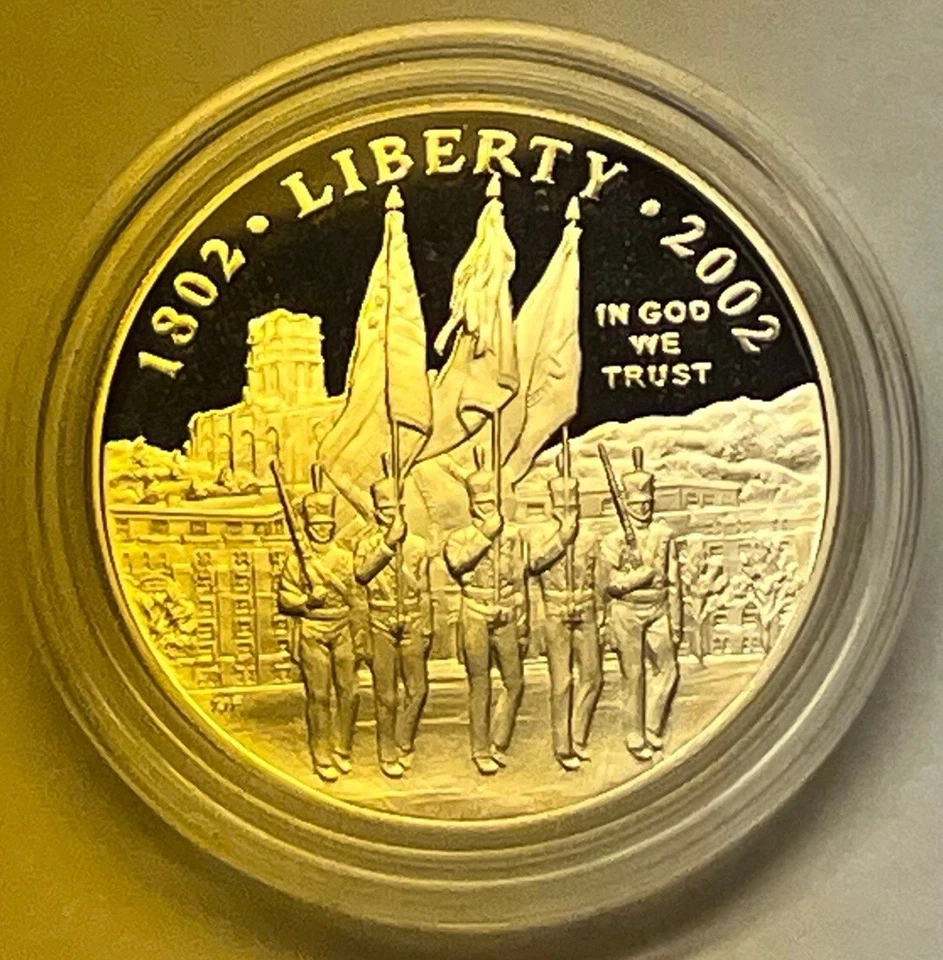 2002-W US Mint Silver $1 West Point Commemorative DCAM Proof OGP/COA So Amazing! - Image 2 of 4