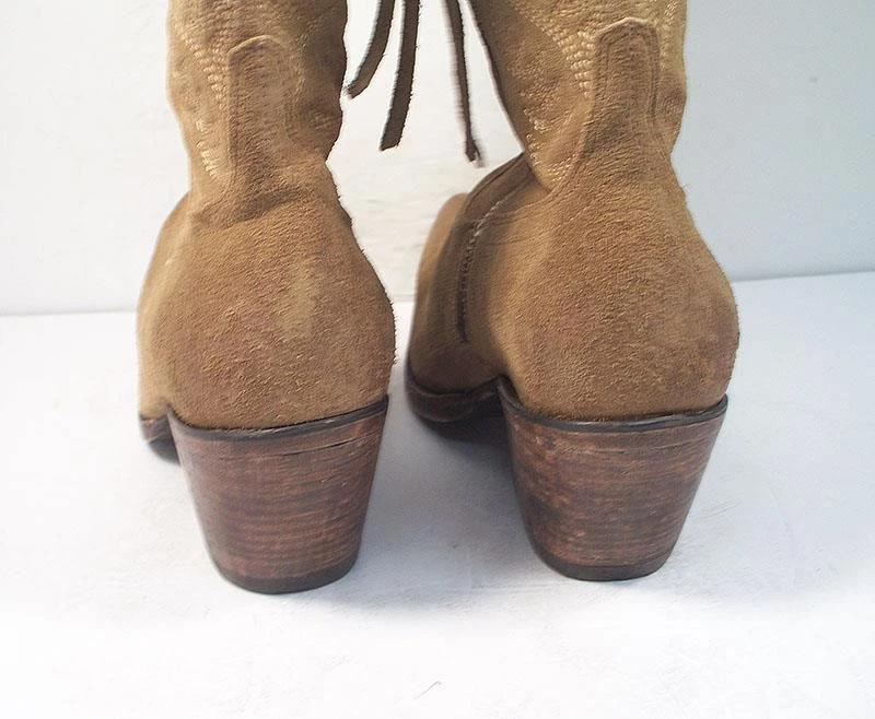 Ariat Women's 9 B Beige Laramie Stretch Fit Tall Western Boots Snip Toe - Image 4 of 4