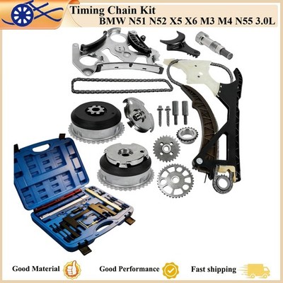 N55 3.0L Camshaft VVT Tool Oil Pump Timing Chain Kit For BMW N51 N52 X5 X6 M3 M4