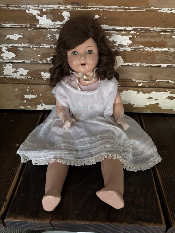 1930 1940s  Effanbee Rosemary Walk Talk Sleep Doll 24”