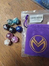 Critical Role Vox Machina dice set - Multicolor  Comes with Bag