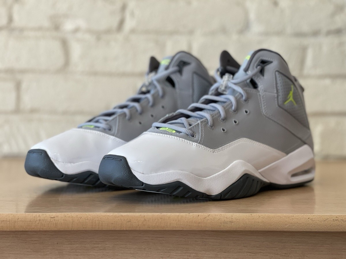 Nike Air Jordan B'Loyal Wolf Grey White Volt Casual Shoes 315317