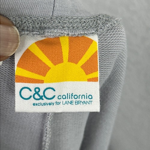 C&C California Pants Womens Size 18/20 Grey Drawstring Aztec Athleisure Lounge - Picture 7 of 10