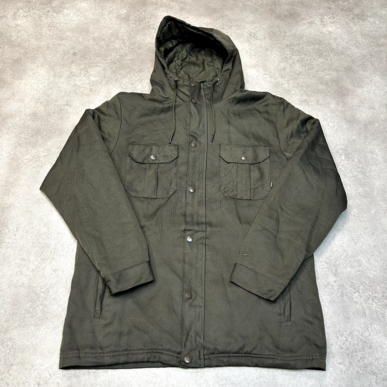 SACAI X NIKE Nike Better World Giacca Uomo Small Y2K Full Zip Cappotto con Cappuccio Verde