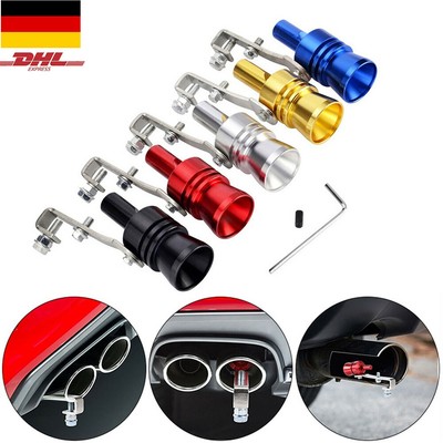 Universal Car Turbo Sound Whistle Simulator Sound Pipe Auto Exhaust Muffler Pipe
