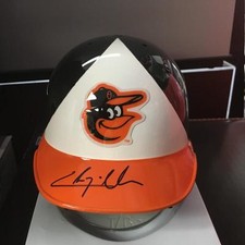 CHRIS TILLMAN SIGNED AUTO RIDDELL MINI HELMET W/COA