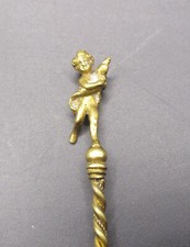 antiker Putten- Engel- Putto- L&ouml;ffel Kaffeel&ouml;ffel Teel&ouml;ffel Silber & Bronze #2