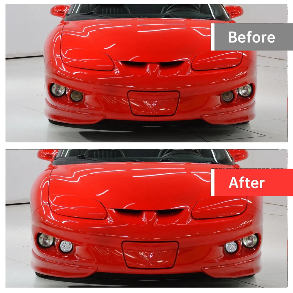 Kit de carcasas de luces de estacionamiento con señal de giro delantera transparente para Pontiac Firebird 1998-02 Foto 3 de 4