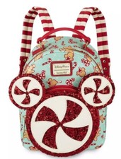 DISNEY LOUNGEFLY MICKEY MOUSE CHRISTMAS HOLIDAY TREATS 22 MINI BACKPACK NEW