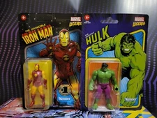Hasbro Marvel Legends Series Retro Incredible Hulk & Iron Man First Edition