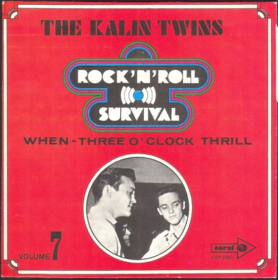 THE KALIN TWINS WHEN 45T SP LA COMPANY CORAL COP 2981 PLATTE NEU / MINT
