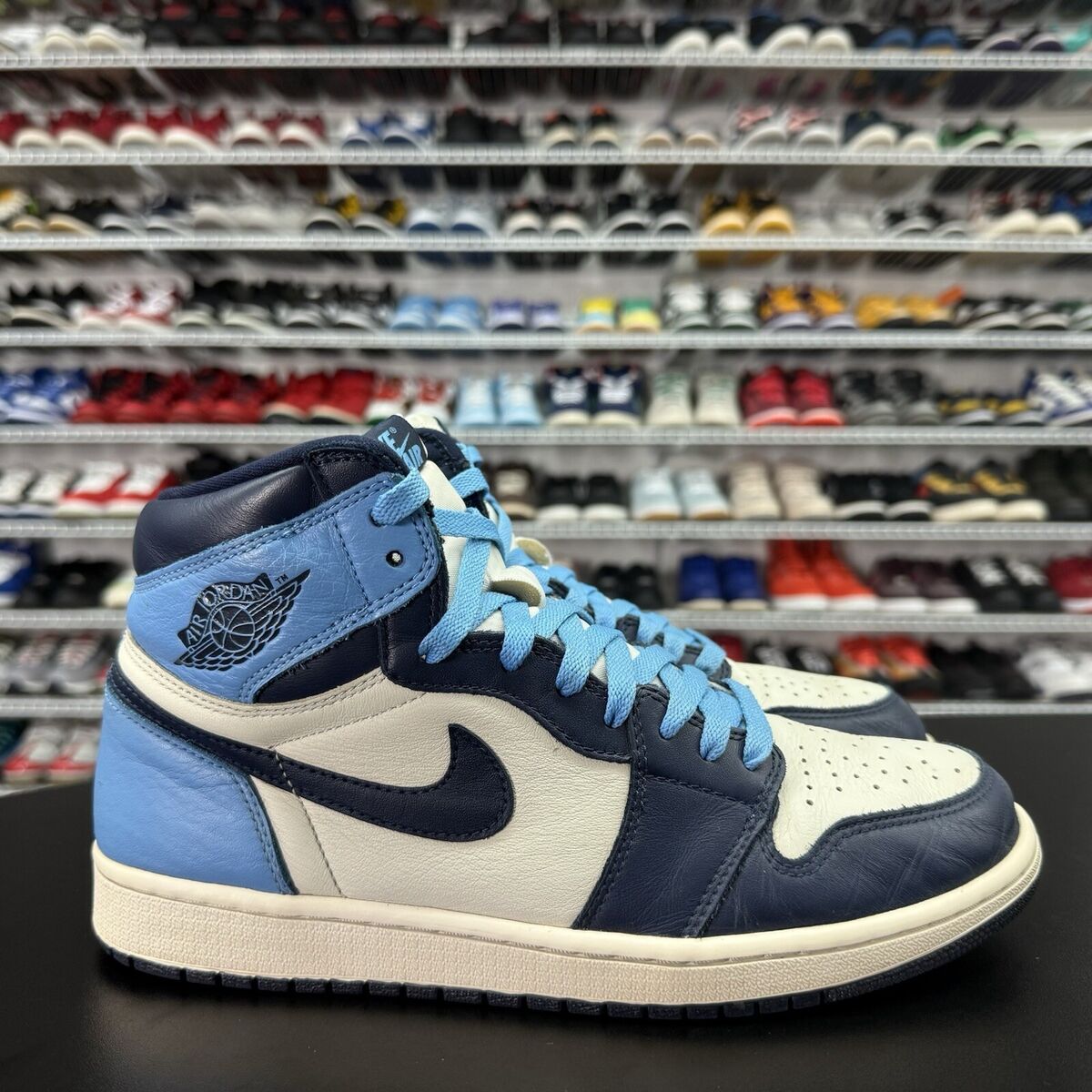 Nike Air Jordan 1 Retro High Obsidian 555088-140 Men's Size Nike Air Jordan 1 Retro High Obsidian 555088-140 Men's Size