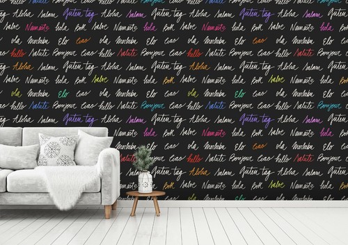 3D Color English ZHU4385 Wallpaper Wall Mural Removable Self-adhesive Zoe - Picture 2 of 5