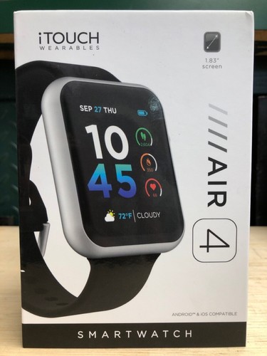 iTouch Wearables Air 4 Smartwatch - SLBLK (E10039237)