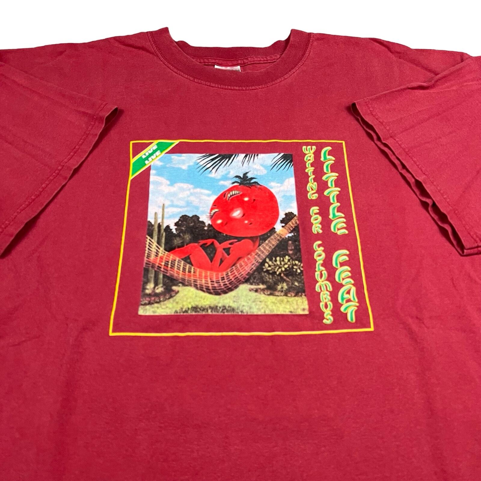 Vintage 90s little feet red band music graphic t shirt