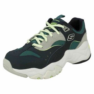 skechers d'lites womens green