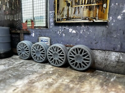 19  Modellbau Felgen 1:18 Tuning Felgensatz BBS Speedline Diorama
