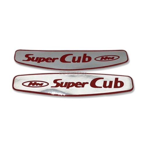 Sticker Emblems Honda Super cub C50 65 70 Decal Side Cover Gas Tank VINTAGE Wing - Picture 3 of 10