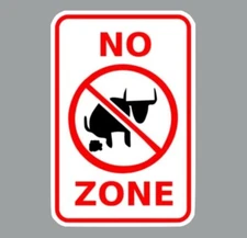 No Bullshit Sign Die Cut Glossy Fridge Magnet