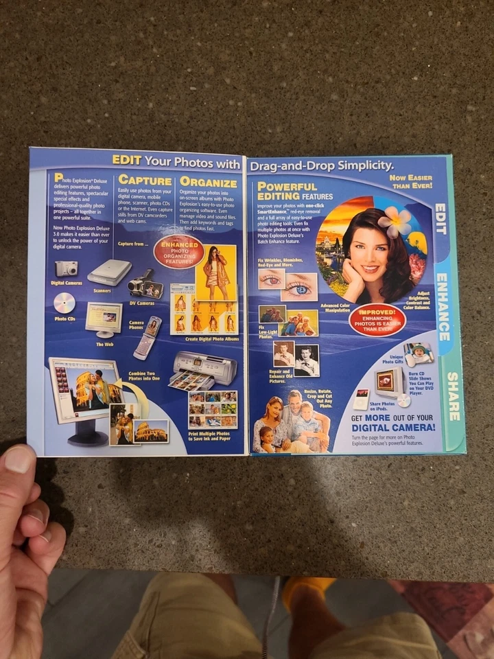 Nova Photo Explosion Deluxe Vers 3 Complete Digital Photo Studio 4 Disk & Manual - Image 4 of 4