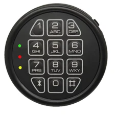 Gun Safe Lock Replacement Black Keypad Electronic Safe Lock With Swing Bolt