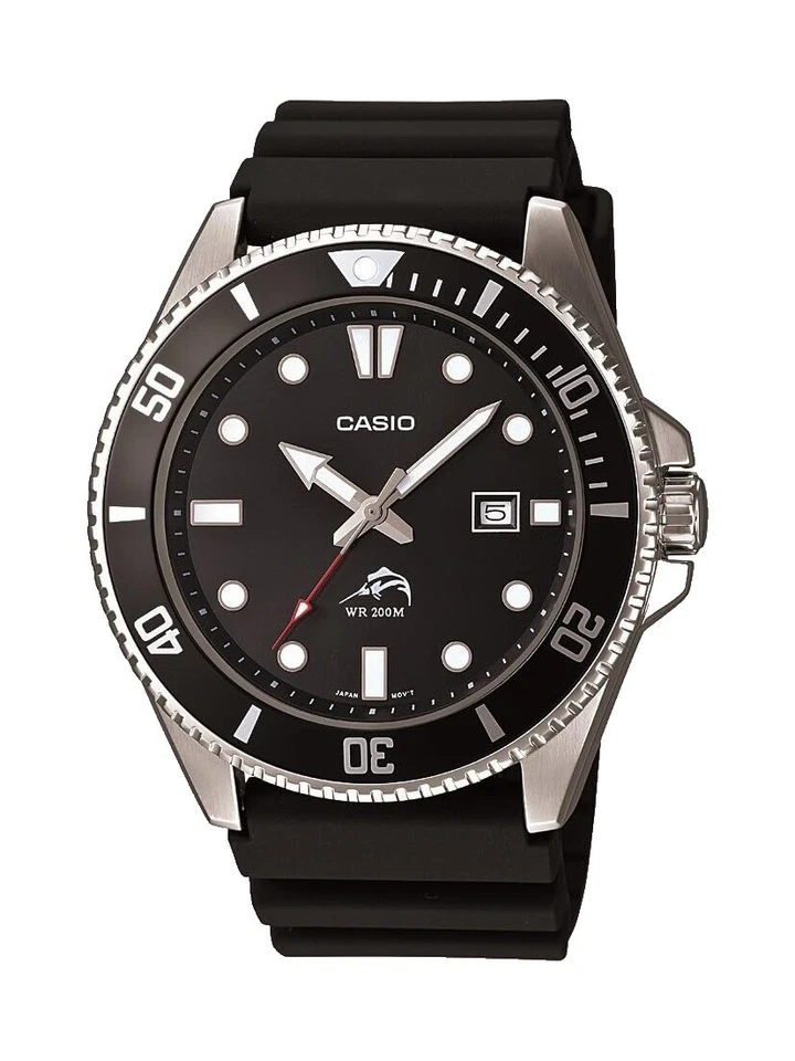 Banda de resina Casio Diver Relojes de pulsera
