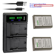 Kastar Battery LTD2 USB Charger for Olympus BLN-1 Olympus OM-D E-M5 Mark II