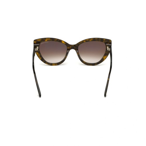 Tom Ford Anya TF762 52K Tortoise Cat Eye Plastic Sunglasses Frame 55-20-140 - Picture 6 of 7