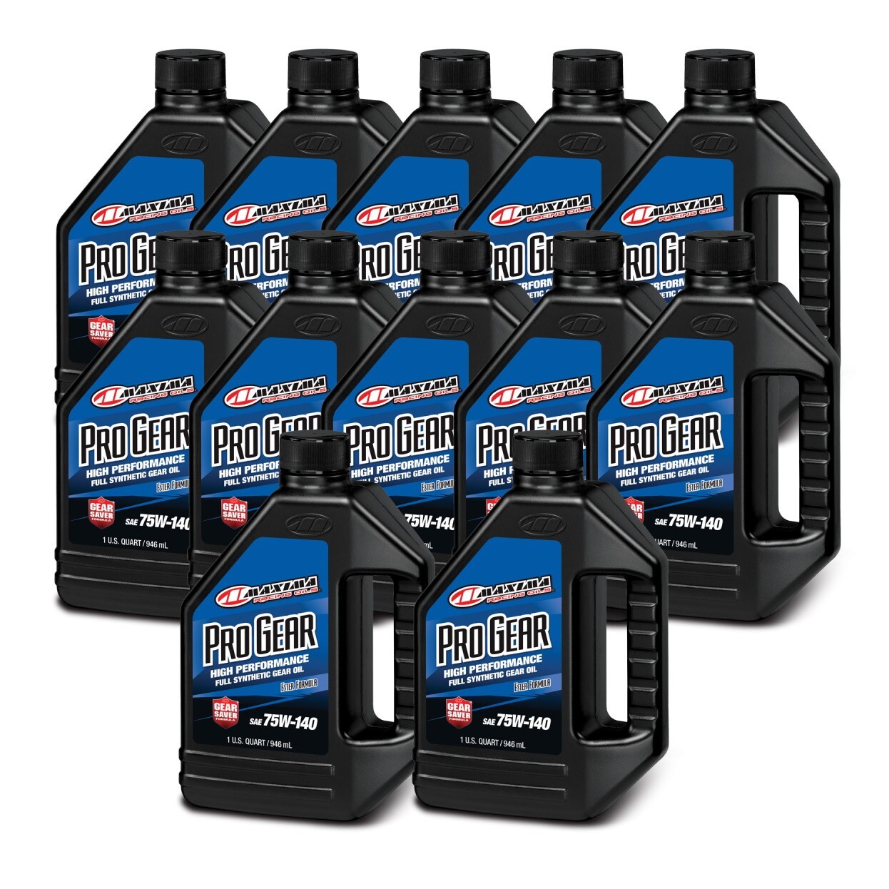 75w140 Maxima Racing Pro Gear Full Synthetic Gear Oil Case of 12 Quarts