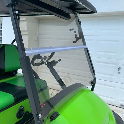 Fold Down Windshield Tinted Windscreen For Club Car Precedent 2004-UP Golf Cart