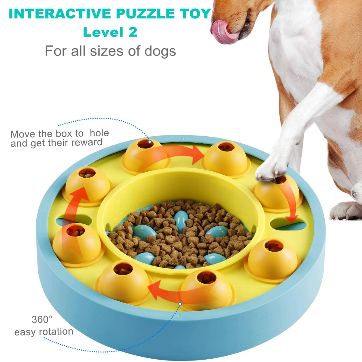 Dog Puzzle Toy Dog Enrichment Toys Puzzle Feeder Brain Stimulating